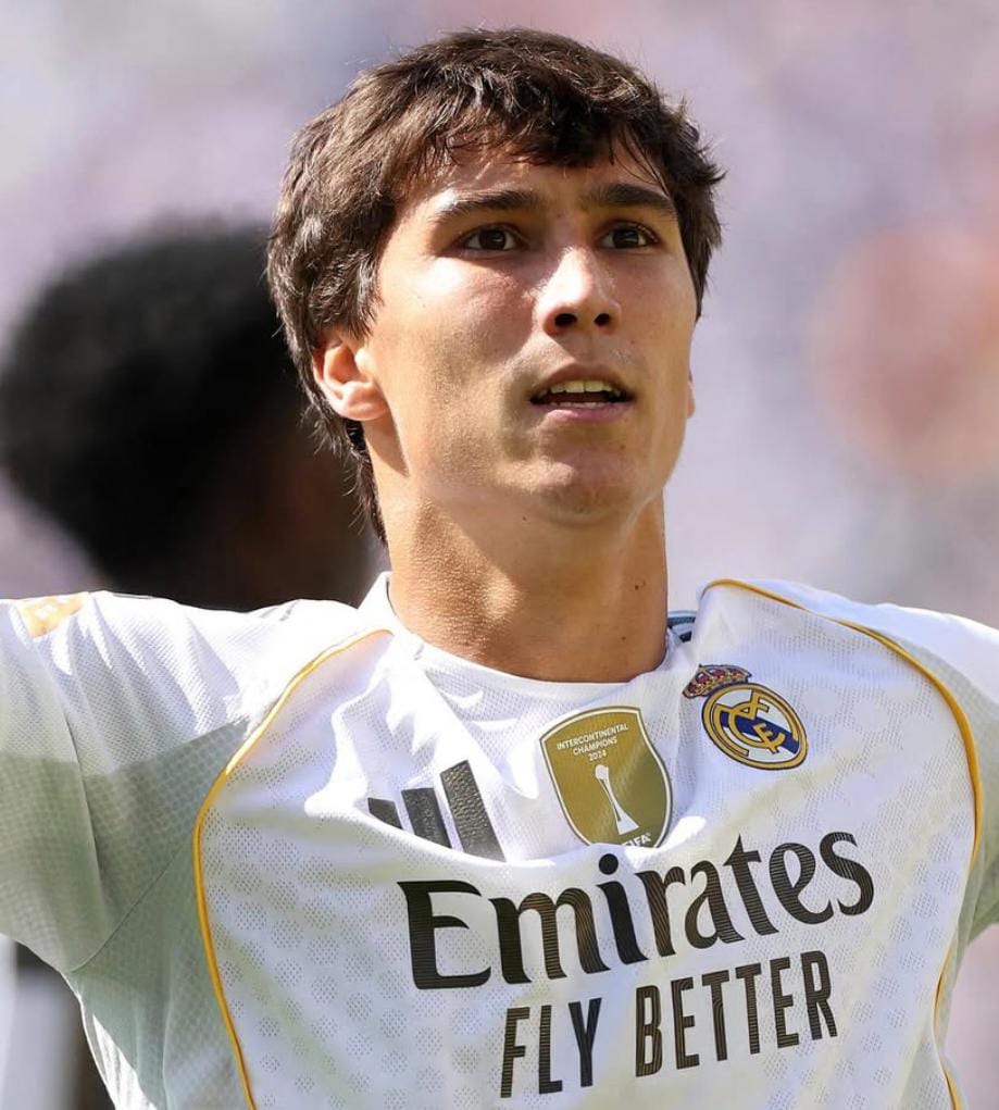 Alineación de Real Madrid Semifinalista Mundial de Clubes 2025 gonzalo garcia 2025 rm mcl