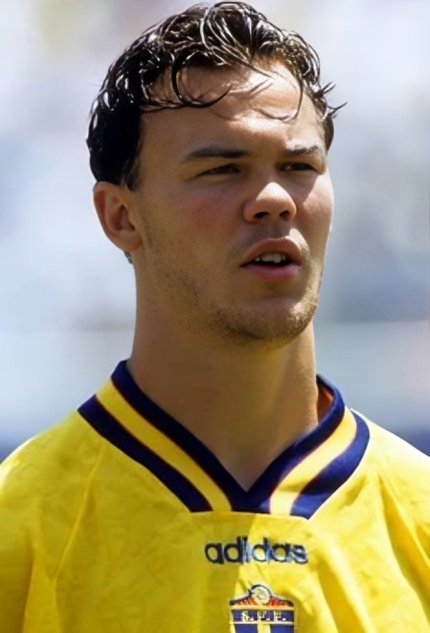 Alineación de Suecia Tercer Lugar Mundial 1994 joachim bjorklund 1994 sue cm