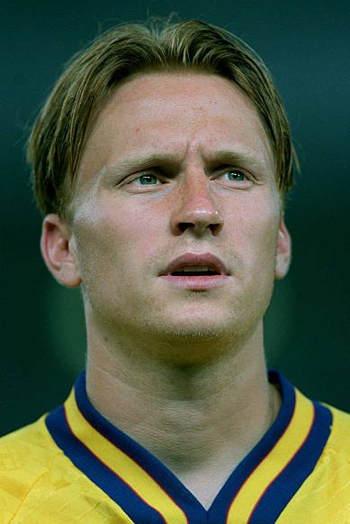 Alineación de Suecia Tercer Lugar Mundial 1994 kennet andersson 1994 sue cm