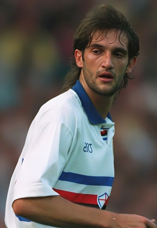 Alineación de Sampdoria Vicecampeón Copa de Campeones de Europa 1992 marco lanna 1992 samp ch