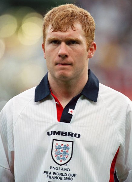 Alineación de Inglaterra Mundial 1998 paul scholes 1998 ing cm