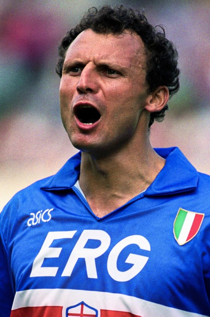 Alineación de Sampdoria Vicecampeón Copa de Campeones de Europa 1992 pietro vierchowod 1992 samp ch