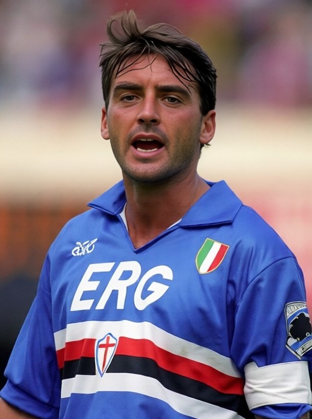 Alineación de Sampdoria Vicecampeón Copa de Campeones de Europa 1992 roberto mancini 1992 samp ch