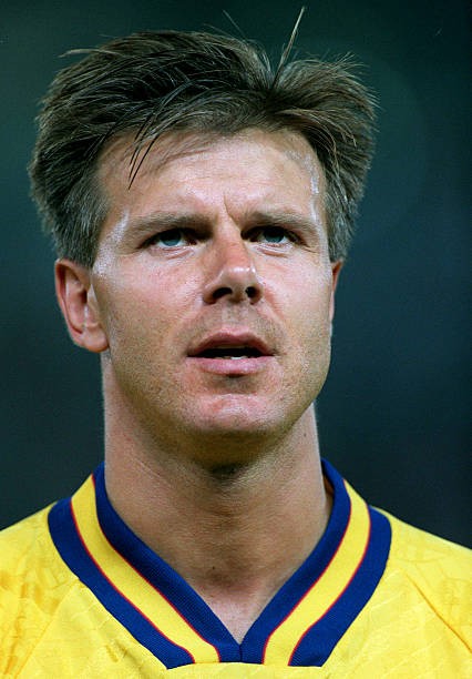 Alineación de Suecia Tercer Lugar Mundial 1994 roland nilsson 1994 sue cm