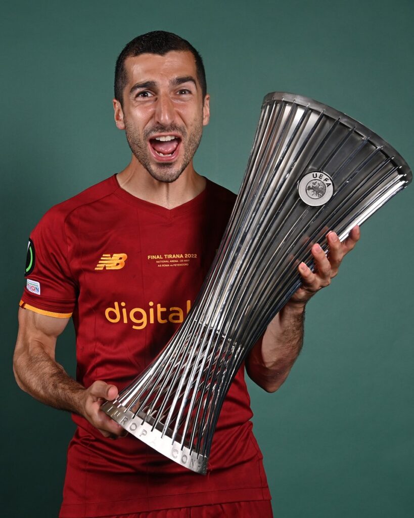 henrikh mkhitaryan 2022 roma cfc