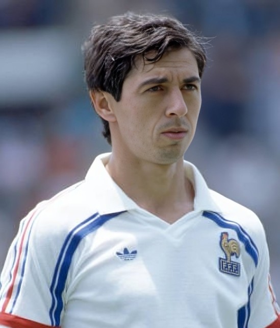Alienación de Francia Tercer Lugar Mundial 1986 alain giresse 1986 fra cm