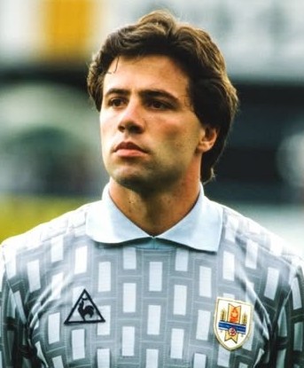 Alineación de Uruguay Mundial 1986 fernando alvez 1986 uru cm