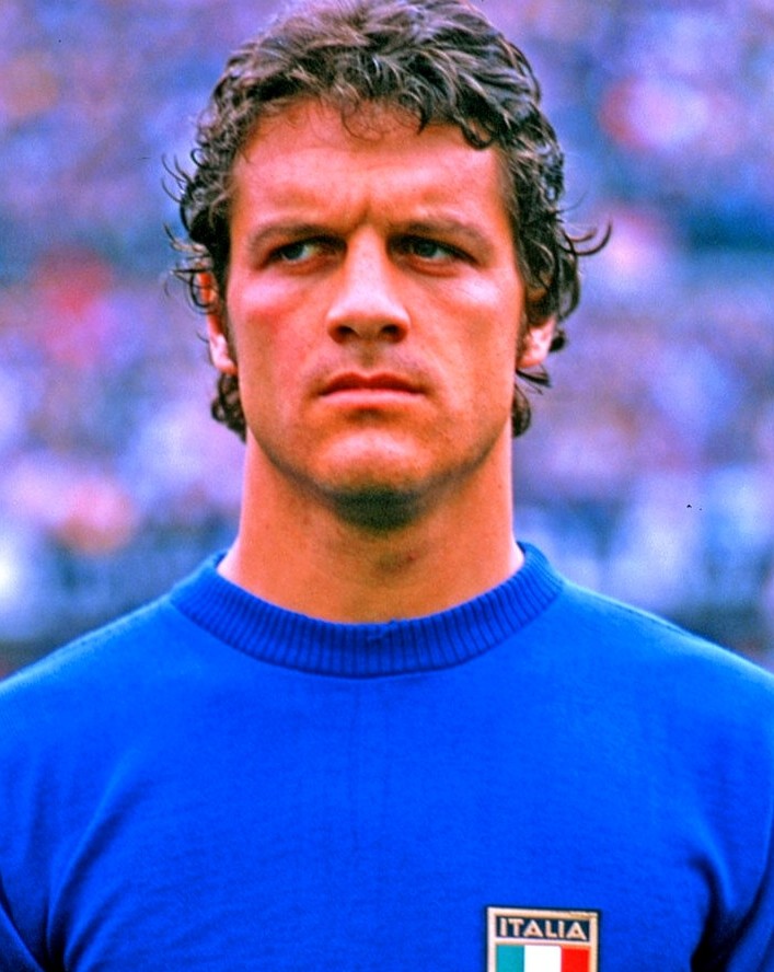 Alineación de Italia Mundial 1974 fabio capello 1974 ita cm