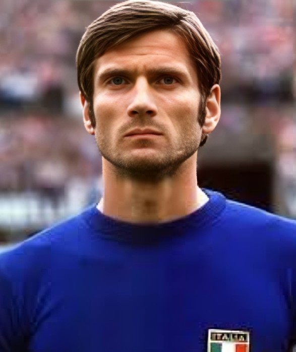 Alineación de Italia Mundial 1974 giacinto facchetti 1974 ita cm