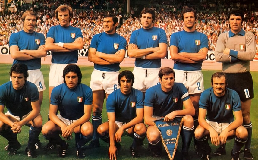 Alineación de Italia Mundial 1974 italia 1974 cm