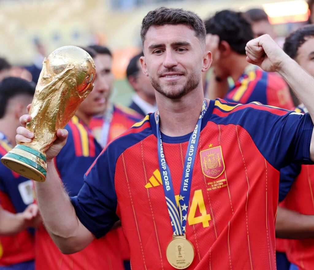 Alineación de España Campeón Mundial 2026 aymeric laporte 2026 esp cm