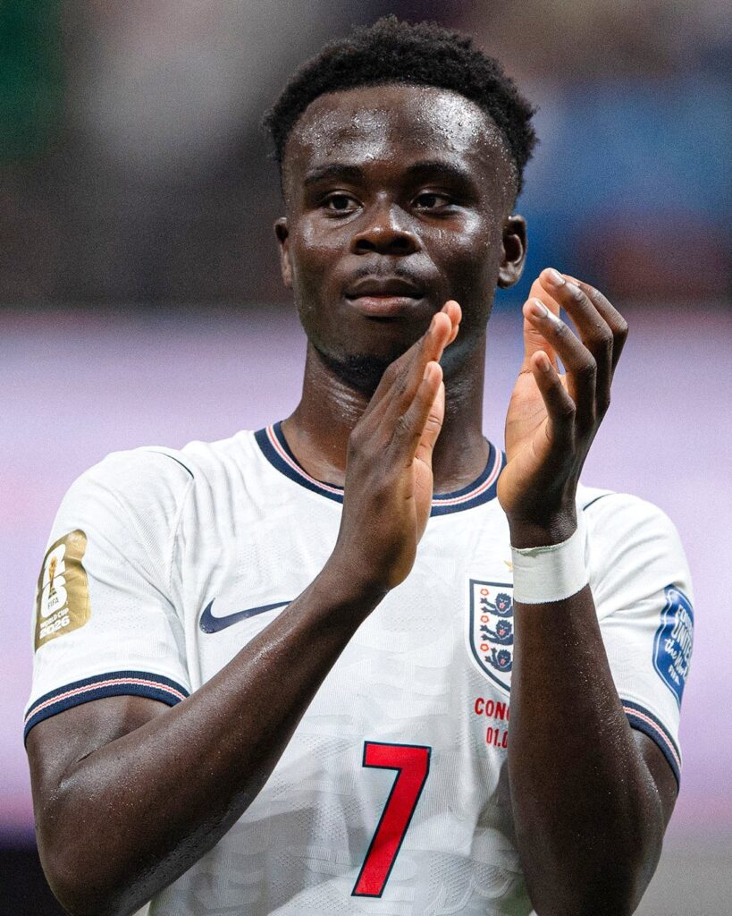 Alineación de Inglaterra Tercer Lugar Mundial 2026 bukayo saka 2026 ing cm