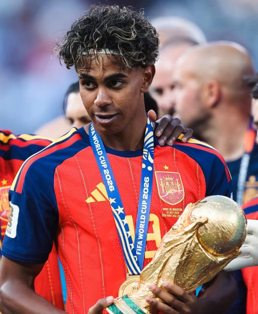 Alineación de España Campeón Mundial 2026 lamine yamal 2026 esp cm
