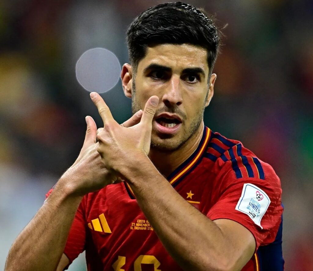 Alineación de España Mundial 2022 marco asensio 2022 esp cm