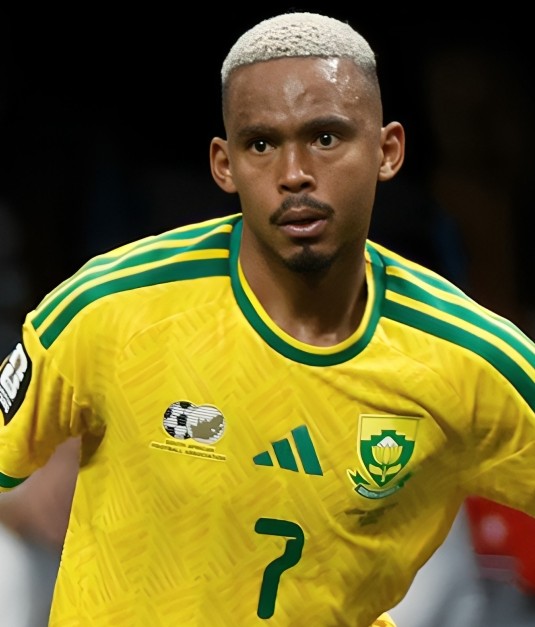 Alineación de Sudáfrica Mundial 2026 oswin appollis 2026 sud cm